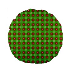 Wrapping Paper Christmas Paper Standard 15  Premium Flano Round Cushions