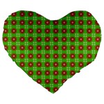 Wrapping Paper Christmas Paper Large 19  Premium Flano Heart Shape Cushions Front