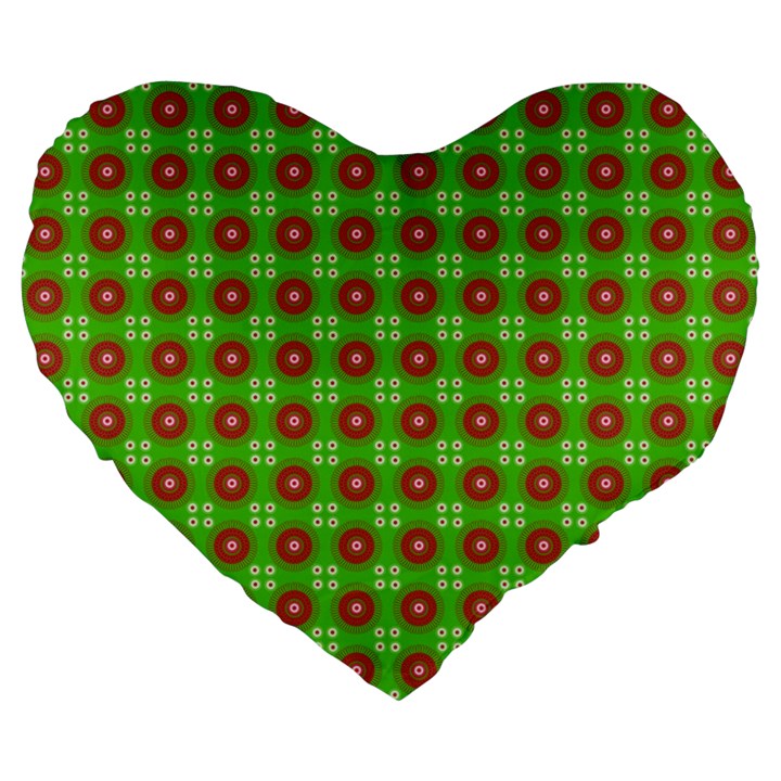 Wrapping Paper Christmas Paper Large 19  Premium Flano Heart Shape Cushions