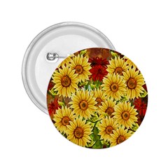 Sunflowers Flowers Abstract 2 25  Buttons by Nexatart