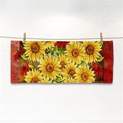 Sunflowers Flowers Abstract Cosmetic Storage Cases by Nexatart