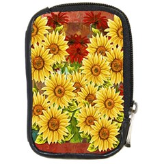 Sunflowers Flowers Abstract Compact Camera Cases