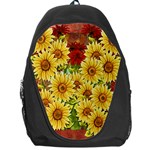 Sunflowers Flowers Abstract Backpack Bag Front