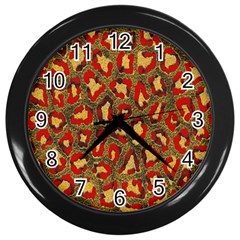 Stylized Background For Scrapbooking Or Other Wall Clocks (black)