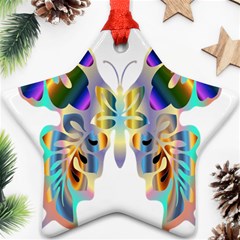 Abstract Animal Art Butterfly Ornament (star) by Amaryn4rt