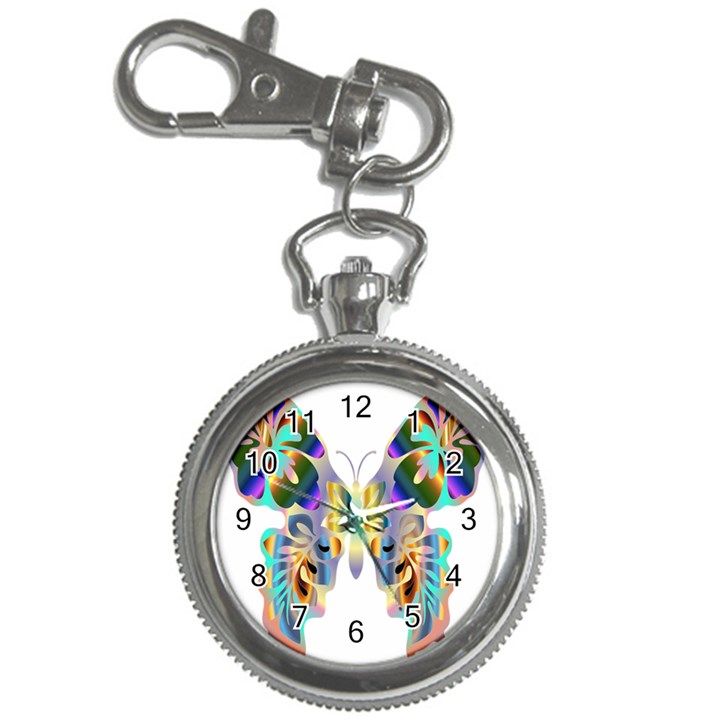 Abstract Animal Art Butterfly Key Chain Watches