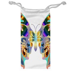 Abstract Animal Art Butterfly Jewelry Bag by Amaryn4rt