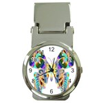 Abstract Animal Art Butterfly Money Clip Watches Front