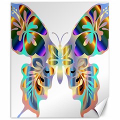 Abstract Animal Art Butterfly Canvas 20  X 24   by Amaryn4rt