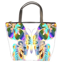 Abstract Animal Art Butterfly Bucket Bags by Amaryn4rt