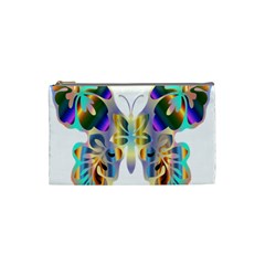 Abstract Animal Art Butterfly Cosmetic Bag (small)  by Amaryn4rt