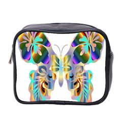 Abstract Animal Art Butterfly Mini Toiletries Bag 2-side by Amaryn4rt