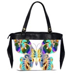 Abstract Animal Art Butterfly Office Handbags (2 Sides)  Back