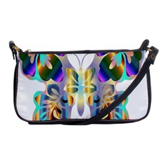 Abstract Animal Art Butterfly Shoulder Clutch Bags by Amaryn4rt