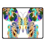 Abstract Animal Art Butterfly Fleece Blanket (Small) 50 x40  Blanket Front