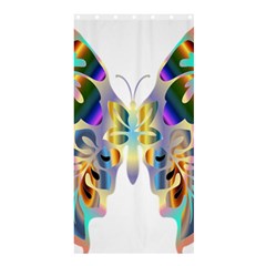 Abstract Animal Art Butterfly Shower Curtain 36  X 72  (stall)  by Amaryn4rt