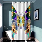 Abstract Animal Art Butterfly Shower Curtain 36  x 72  (Stall)  Curtain(36 X72 ) - 33.26 x66.24  Curtain(36 X72 )