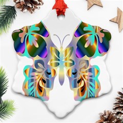 Abstract Animal Art Butterfly Ornament (snowflake) by Amaryn4rt