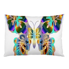 Abstract Animal Art Butterfly Pillow Case (two Sides) by Amaryn4rt