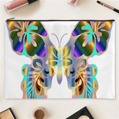 Abstract Animal Art Butterfly Cosmetic Bag (xxxl)  by Amaryn4rt