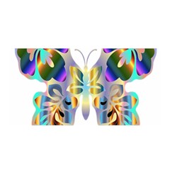 Abstract Animal Art Butterfly Satin Wrap by Amaryn4rt