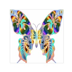 Abstract Animal Art Butterfly Small Satin Scarf (square) by Amaryn4rt