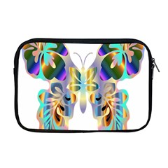 Abstract Animal Art Butterfly Apple Macbook Pro 17  Zipper Case by Amaryn4rt