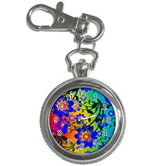 Abstract Background Backdrop Design Key Chain Watches by Amaryn4rt