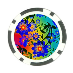 Abstract Background Backdrop Design Poker Chip Card Guard by Amaryn4rt