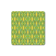 Ornate Modern Noveau Square Magnet by dflcprints