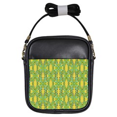 Ornate Modern Noveau Girls Sling Bags by dflcprints