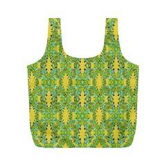 Ornate Modern Noveau Full Print Recycle Bags (m)  by dflcprints