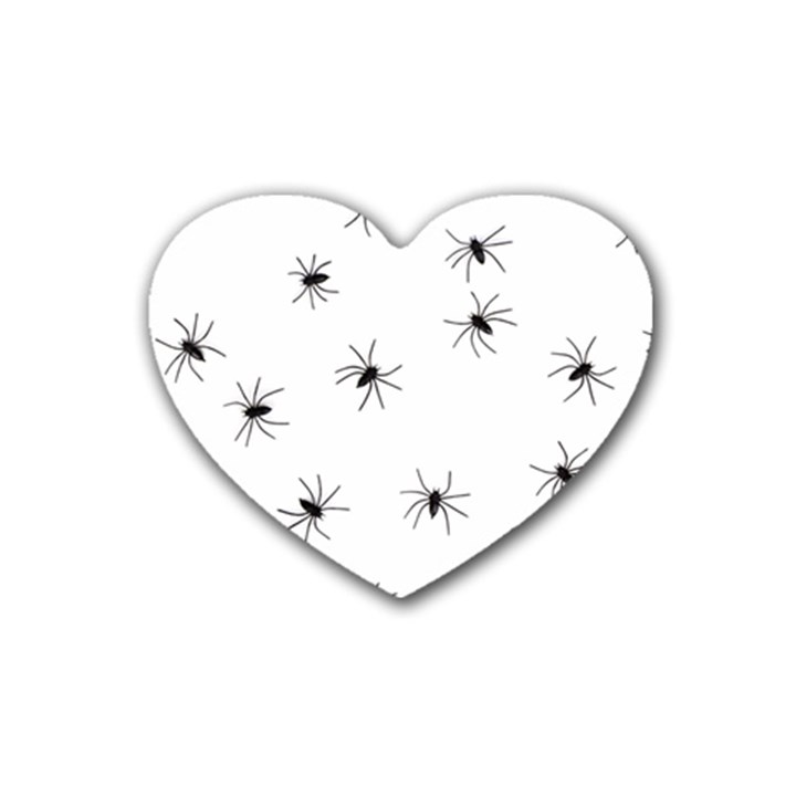 Animals Arachnophobia Seamless Heart Coaster (4 pack) 