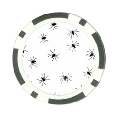 Animals Arachnophobia Seamless Poker Chip Card Guard by Amaryn4rt