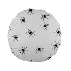 Animals Arachnophobia Seamless Standard 15  Premium Flano Round Cushions by Amaryn4rt