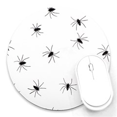 Animals Arachnophobia Seamless Round Mousepads by Amaryn4rt