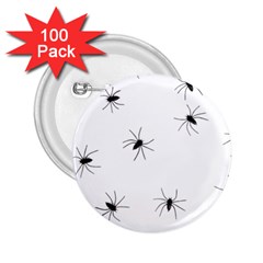 Animals Arachnophobia Seamless 2 25  Buttons (100 Pack)  by Amaryn4rt