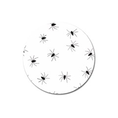 Animals Arachnophobia Seamless Magnet 3  (round) by Amaryn4rt