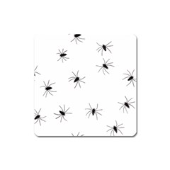 Animals Arachnophobia Seamless Square Magnet by Amaryn4rt