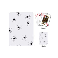 Animals Arachnophobia Seamless Playing Cards (mini)  by Amaryn4rt