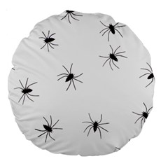 Animals Arachnophobia Seamless Large 18  Premium Round Cushions by Amaryn4rt