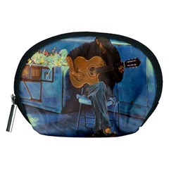 Man And His Guitar Accessory Pouches (medium)  by digitaldivadesigns