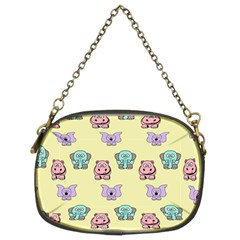 Animals Pastel Children Colorful Chain Purses (two Sides)  by Amaryn4rt