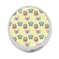 Animals Pastel Children Colorful 4-port Usb Hub (one Side) by Amaryn4rt