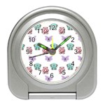 Animals Pastel Children Colorful Travel Alarm Clocks Front