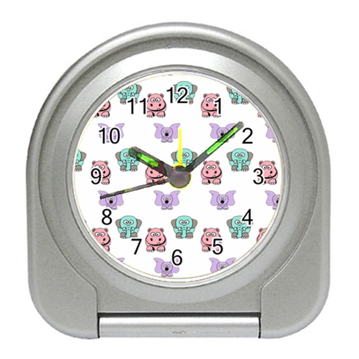 Animals Pastel Children Colorful Travel Alarm Clocks