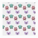 Animals Pastel Children Colorful Medium Glasses Cloth (2-Side) Front