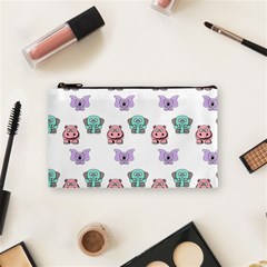 Animals Pastel Children Colorful Cosmetic Bag (small)  by Amaryn4rt