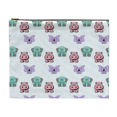 Animals Pastel Children Colorful Cosmetic Bag (xl) by Amaryn4rt