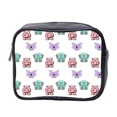 Animals Pastel Children Colorful Mini Toiletries Bag 2-Side